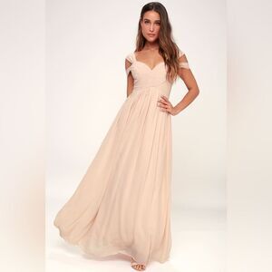 Lulu’s Make Me Move Blush Pink Maxi Dress